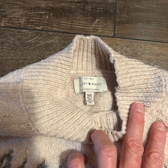 Lucky Brand Ladies sweater chunkie knit sweater - Picture 2 of 3